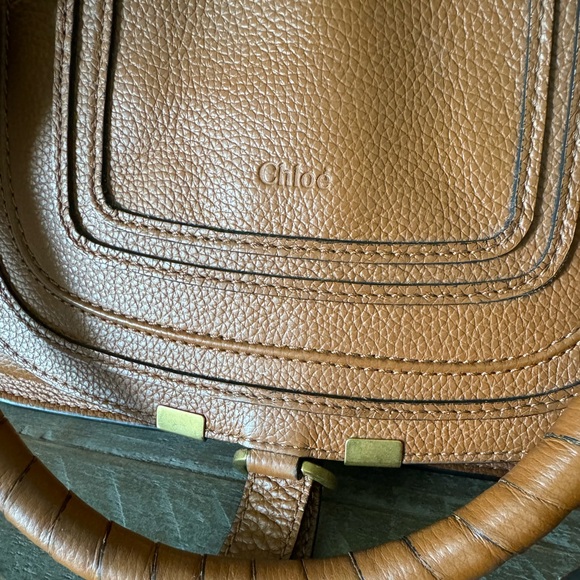 Chloe Marcie Small Double Carry Satchel Bag - Picture 8 of 9